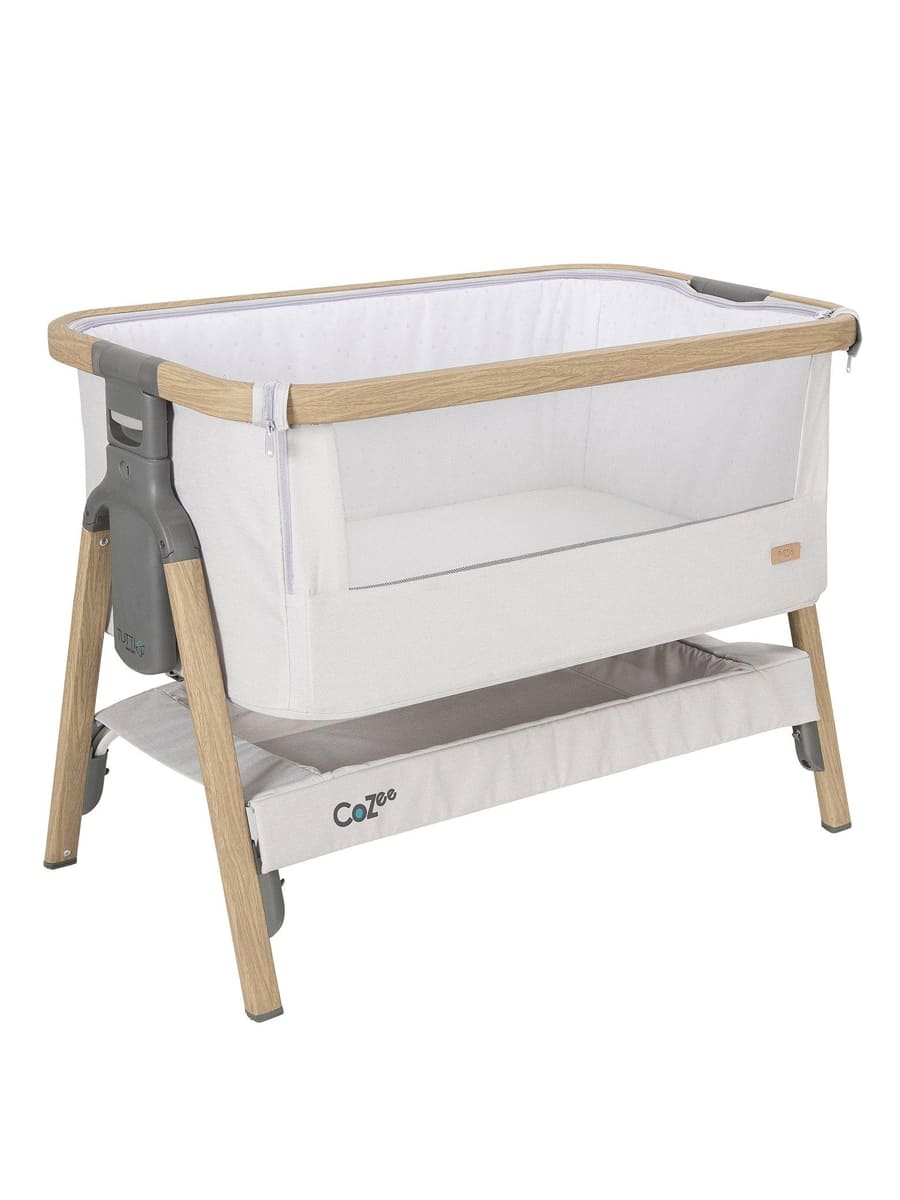 Tutti Bambini Колыбель на колёсиках Cozee Oak and Silver_211205-3596_001 Tutti Bambini Колыбель на колёсиках Cozee Oak and Silver — изображение 1