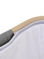 Tutti Bambini Колыбель на колёсиках Cozee Oak and Silver — изображение 6