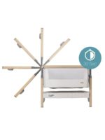 Tutti Bambini Колыбель на колёсиках Cozee Oak and Silver — изображение 5