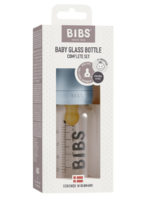 BIBS Стеклянная бутылочка в наборе 110мл Complete Set Baby Blue — изображение 2