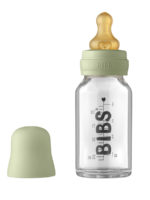 BIBS Стеклянная бутылочка в наборе 110мл Complete Set Sage