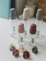 BIBS Стеклянная бутылочка в наборе 225мл Complete Set Blush — изображение 3