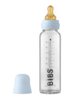 BIBS Стеклянная бутылочка в наборе 225мл Complete Set Baby Blue