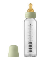 BIBS Стеклянная бутылочка в наборе 225мл Complete Set Sage