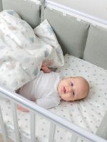 Perina Бортик для кроватки Soft Cotton серо-оливковый 360см — изображение 2
