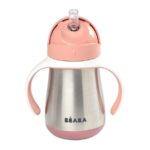 Beaba Поильник-термоc с трубочкой Tasse Paille Pink 250мл