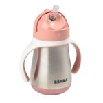 Beaba Поильник-термоc с трубочкой Tasse Paille Pink 250мл — изображение 3