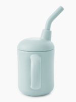 Happy Baby Силиконовый поильник с трубочкой Light Blue 120мл — изображение 9