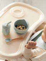 Happy Baby Силиконовый поильник с трубочкой Light Blue 120мл — изображение 2