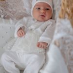 Наследник Выжанова Комплект (кофта, ползунки, чепчик) экрю