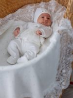 Наследник Выжанова Комплект (кофта, ползунки, чепчик) экрю — изображение 3