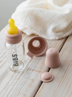 BIBS Стеклянная бутылочка в наборе 225мл Complete Set Blush — изображение 4