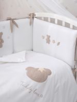 Perina Наволочка 60х40см и пододеяльник 140х100см Teddy Love песочный — изображение 2