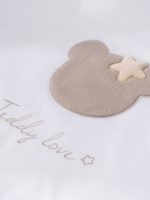 Perina Наволочка 60х40см и пододеяльник 140х100см Teddy Love песочный — изображение 3