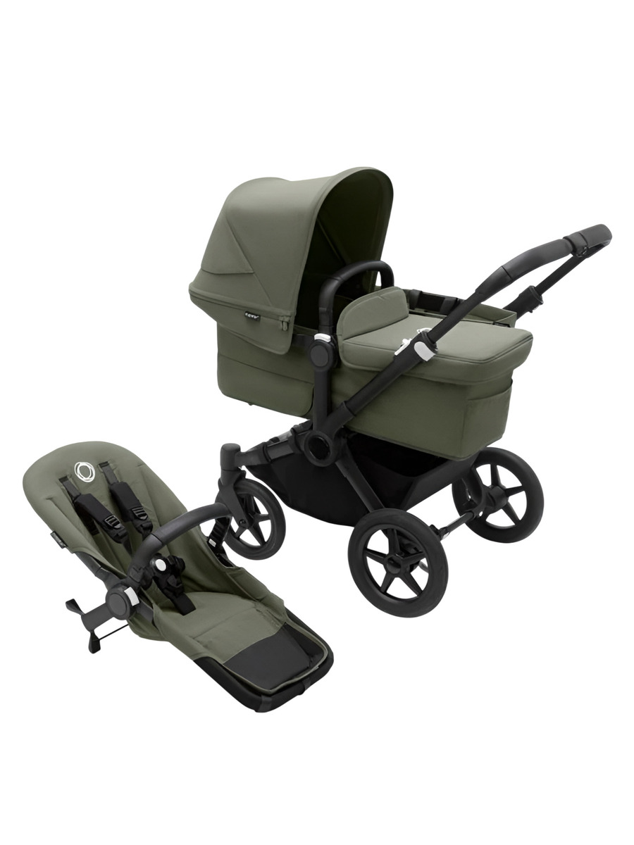 Bugaboo Коляска 2 в 1 Donkey 5 Mono Complete BlackForest GreenForest Green Bugaboo Коляска 2 в 1 Donkey 5 Mono Complete Black/Forest Green/Forest Green — изображение 1