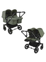 Bugaboo Коляска для двойни 2 в 1 Donkey 5 Twin Black/Forest Green/Forest Green — изображение 7