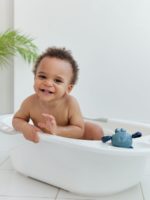 Happy Baby Ванночка для купания с горкой Bath Comfort Warm Grey — изображение 5