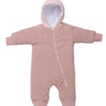 Mansita Демисезонный комбинезон Teddy с закрытыми ножками розовый