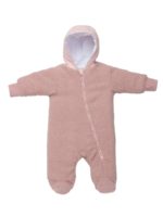 Mansita Демисезонный комбинезон Teddy с закрытыми ножками розовый