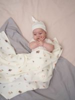 Buba Kids Набор из 3-х фланелевых пеленок Заповедный лес/серый/бежевый 95х115см — изображение 3