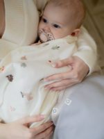 Buba Kids Набор из 3-х фланелевых пеленок Заповедный лес/серый/бежевый 95х115см — изображение 2