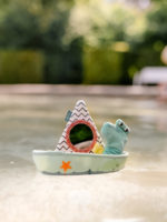 Fehn Игрушка для купания Лодка и пальчиковая игрушка Крокодил — изображение 7