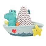 Fehn Игрушка для купания Лодка и пальчиковая игрушка Крокодил