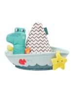 Fehn Игрушка для купания Лодка и пальчиковая игрушка Крокодил