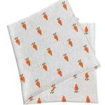 ToucanKids Плед вязаный Simple морковки 90х90см