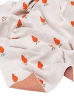 ToucanKids Плед вязаный Simple морковки 90х90см — изображение 2