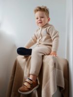 Наследник Выжанова Комплект (кардиган, брюки) бежевый — изображение 4