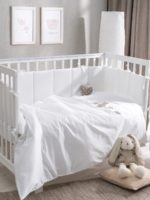 Perina Комплект постельных принадлежностей Teddy Sateen Collection белый 120х60 см — изображение 2
