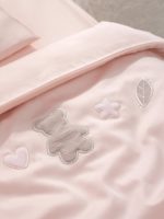 Perina Комплект постельных принадлежностей Teddy Sateen Collection розовый 120х60 см — изображение 2