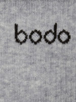 Bodo Набор из 2-х пар высоких носков черный/серый — изображение 4