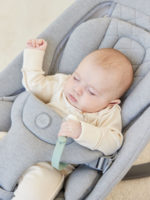 Happy Baby Держатель для пустышки с ремешком из силикона Light Blue — изображение 2