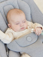 Happy Baby Держатель для пустышки с ремешком из силикона Light Blue — изображение 5