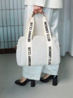 Childhome Сумка-органайзер Mommy Club Signature Canvas Off White — изображение 15