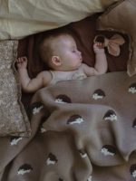 Loomknits Плед вязаный Forest Baby шоколад 100х100см — изображение 2