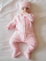 ToucanKids Комплект одежды (комбинезон, шапка, пинетки) розовый