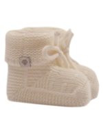 Наследникъ Выжанова Пинетки из шерсти мериноса экрю — изображение 3