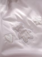Perina Комплект постельных принадлежностей Teddy Sateen Collection серый 120х60 см — изображение 5