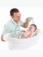 Yookidoo Душ для купания Слоненок серый с мятным — изображение 2