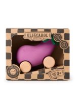 Oli&Carol Машинка-прорезыватель на деревянных колесах Emma the Eggplant — изображение 4