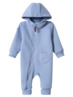 ToucanKids Утепленный комбинезон из футера голубой