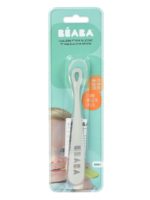 Beaba Эргономичная ложка для первого прикорма 1st Age Spoon Grey — изображение 3