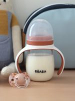 Beaba Поильник-бутылочка 2в1 Learning Cup Terracotta 210мл — изображение 2