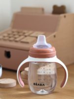 Beaba Поильник-бутылочка 2в1 Learning Cup Terracotta 210мл — изображение 4