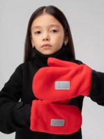 Bodo Флисовые варежки красные — изображение 3