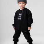 Bodo Костюм из футера с начесом (кофта на молнии, брюки) черный