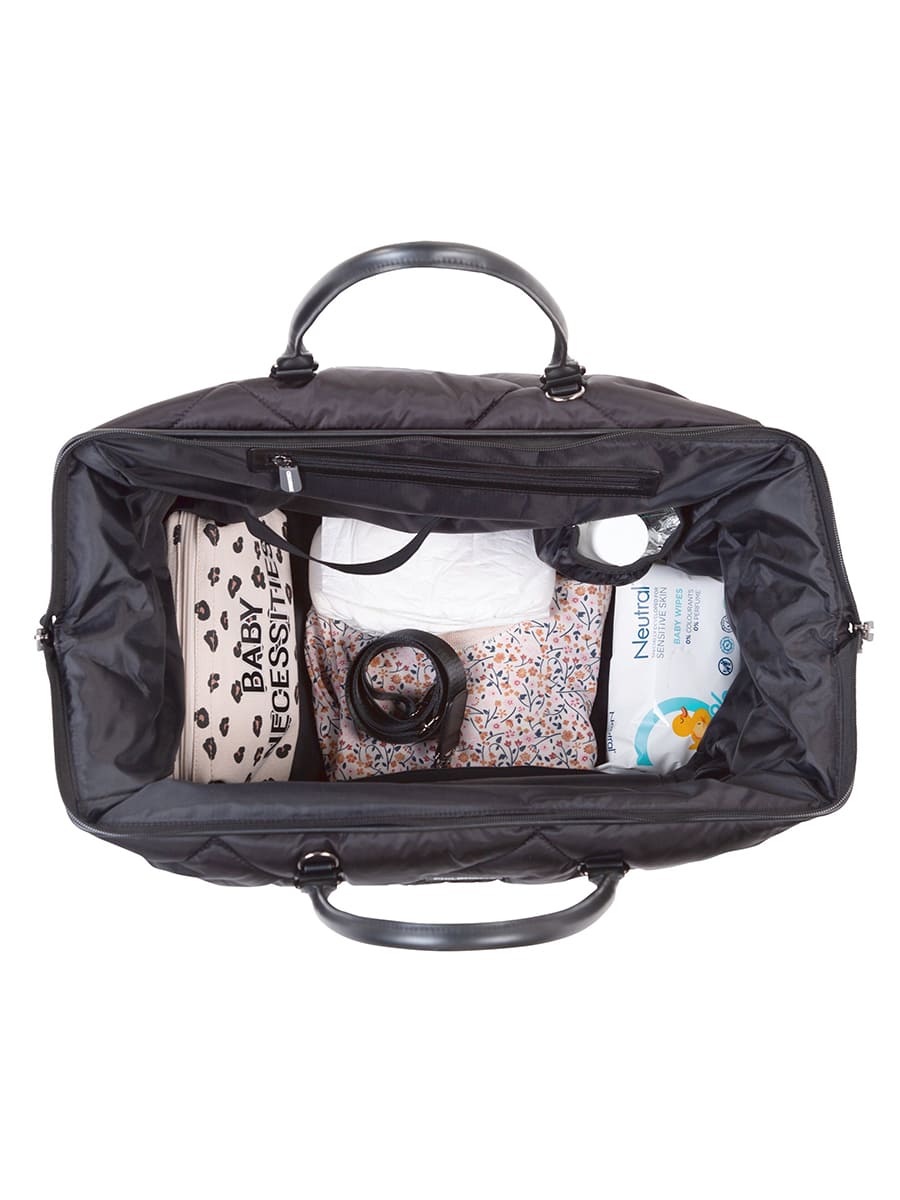 Childhome Сумка для мамы Mommy Bag Puffered Black — изображение 3